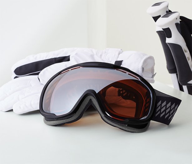 Sí- és snowboard szemüveg, fekete