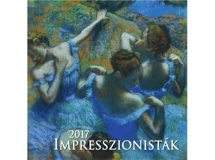 Impresszionisták naptár - 2017 33x33 cm