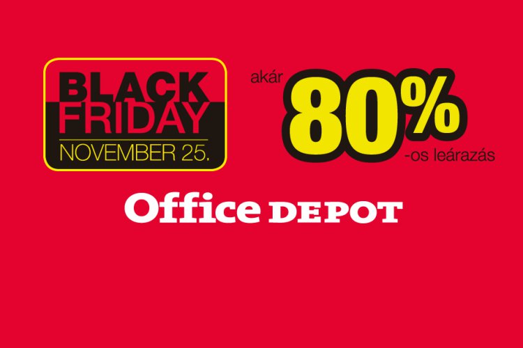 Black Friday Office Depot akció, akár -80%