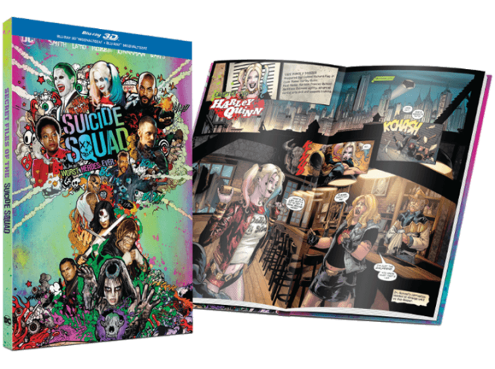 Suicide Squad - Öngyilkos osztag (3D Blu-ray + Blu-ray + képregény)