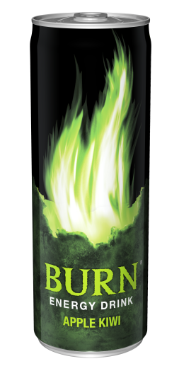 Burn Apple-Kiwi energiaital 0,25 l