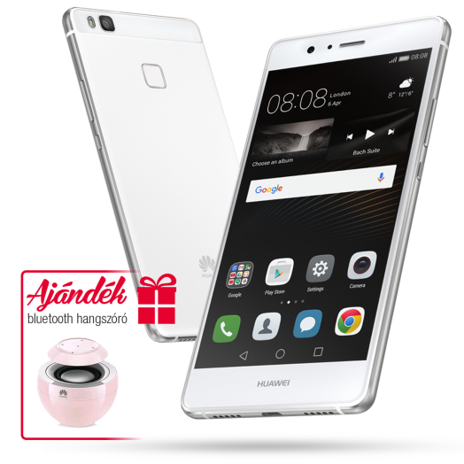 Huawei P9 Lite DS fehér + ajándék BT hangszóró