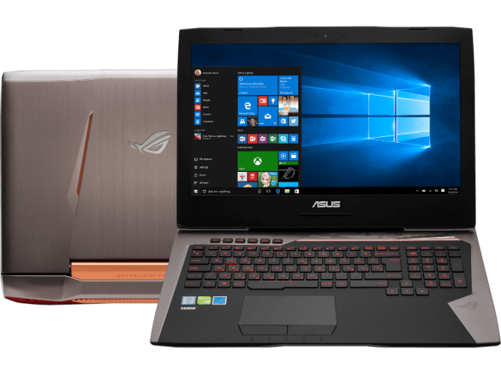 G752VS-BA178T notebook (17,3" Full HD/Core i7/32GB/256GB SSD + 1TB HDD/GTX1070 8GB/Windows 10)