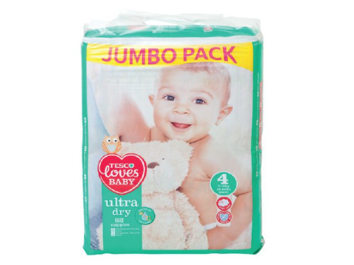 Tesco Loves Baby Ultra Dry jumbo pack pelenka