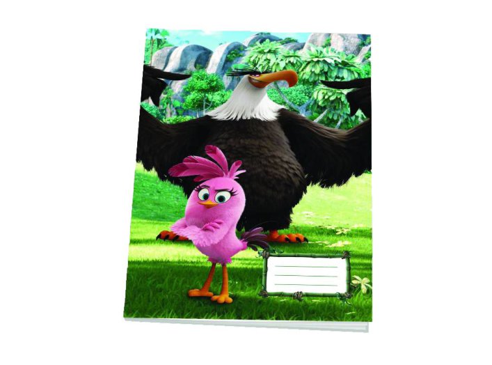 Iskolai füzet, hangjegy [86-32], A4, 32 lap, ANGRY BIRDS MOVIE