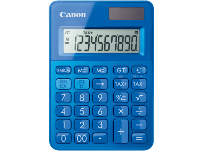 LS-100 kék mini számológép