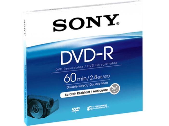DMR60A 8cm-es DVD-R lemez, 60 perces