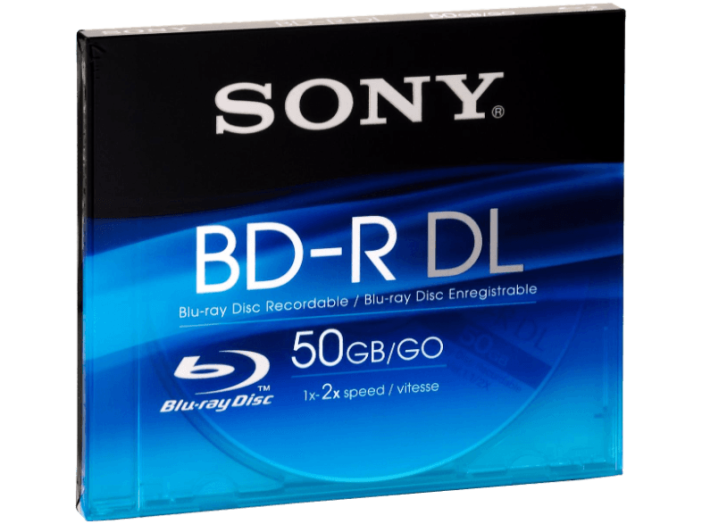 BNR50 A-HU Blu-Ray DL lemez 50 GB 2x, normál tokban