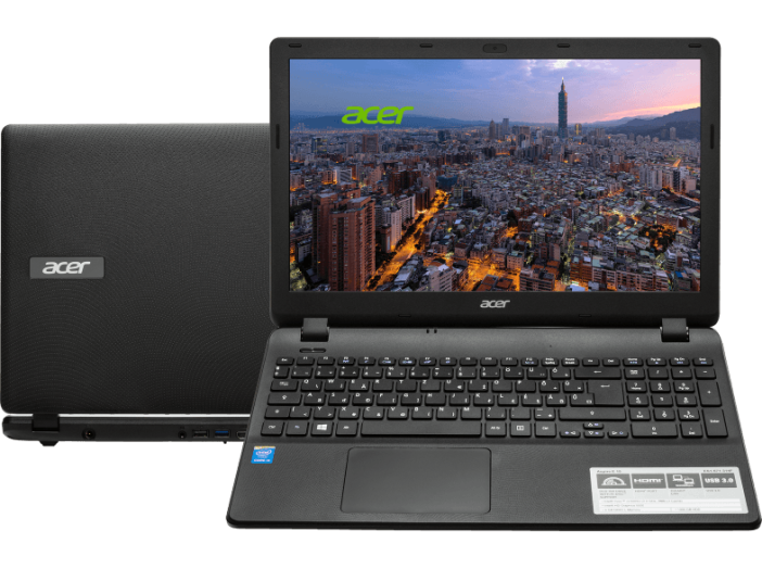 Aspire ES1-571 fekete notebook NX.GCEEU.064 (15,6" Full HD, matt/Core i3/4GB/1 TB HDD/Linux)