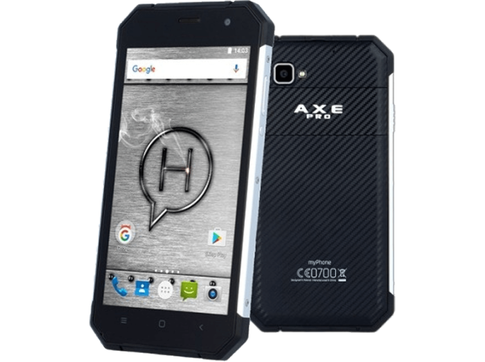 AXE PRO fekete DualSIM kártyafüggetlen okostelefon