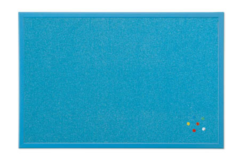 Bi-Office parafatábla fakeretes 40x60 cm kék