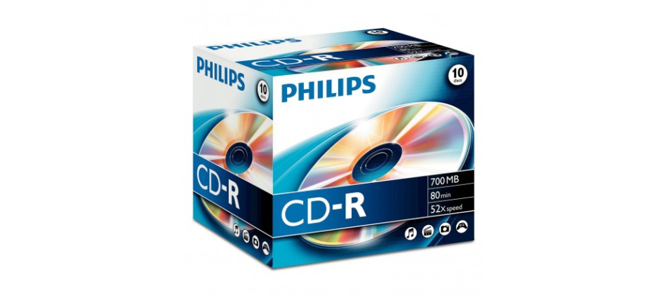 Philips CD-R80 52X normál tok
