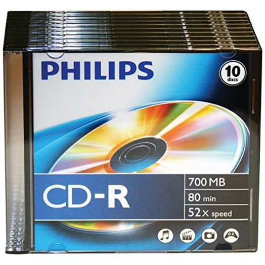 Philips CD-R80 slim írható CD