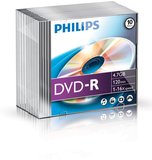 Philips DVD-R slim 16x írható DVD