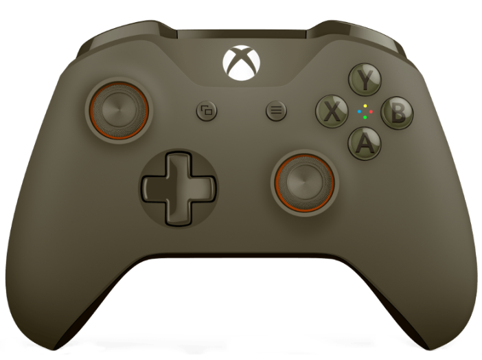 Xbox One vezeték nélküli kontroller, katonai zöld