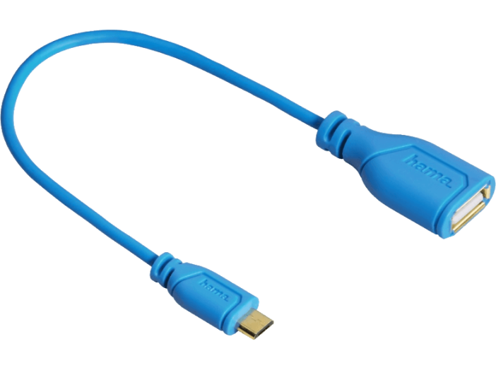 Micro USB to OTG kék adapter (135705)