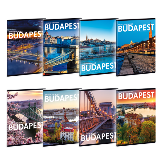 Cities-Budapest füzet sima A/5