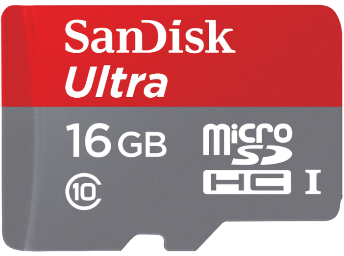 microSDHC 16GB Ultra Class10 UHS-I, 80MB/s + adapter (139730)