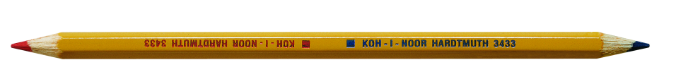 Koh-I-Noor 3433 színes ceruza piros-kék