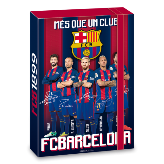 Ars Una FCBarcelona A5 füzetbox játékosok