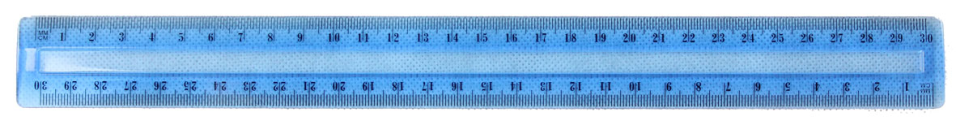 Sakota vonalzó 30 cm kék