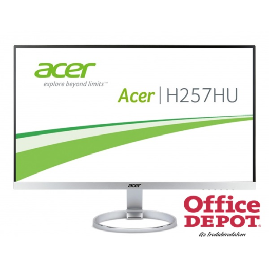 Acer 25" H257HUsmidpx IPS LED DVI HDMI DisplayPort multimédiás monitor