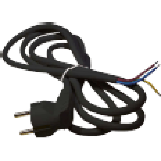 S18315 FLEXO3X1,0 H05VV-F 5m fekete szerelt kábel