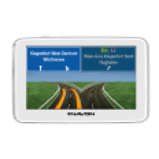 N490 Plus White navigáció + iGO8 Európa térkép 1 év frissítéssel