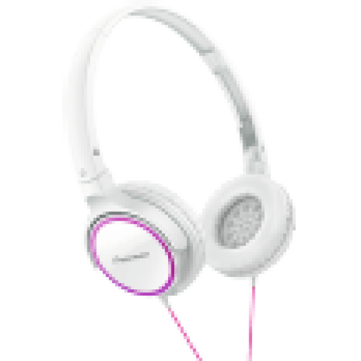 SE-MJ512-PW fejhallgató, pink-fehér