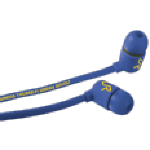 Duga vezetékes headset/fülhallgató kék
