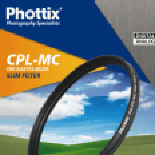 CPL-MC 55 mm cirkulár polár szűrő, vékony
