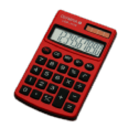 LCD 1110 piros kalkulátor