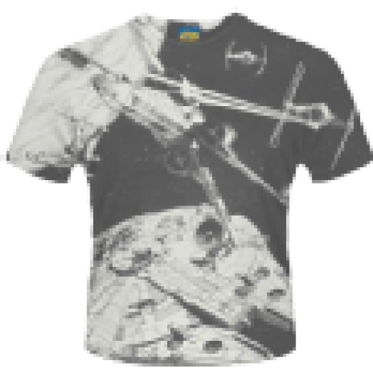 Star Wars - Space Battle (Dye Sub) T-Shirt L