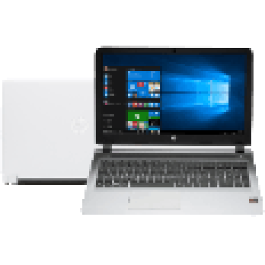 Pavilion 15 fehér notebook V4M07EA (15,6" Full HD/AMD A10/4GB/256GB SSD/R7 M360 2GB VGA/Windows 10)