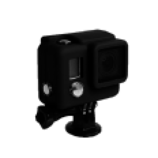 Gumírozott szilikon védőtok GoPro Hero3/3+/4-es kamerához fekete