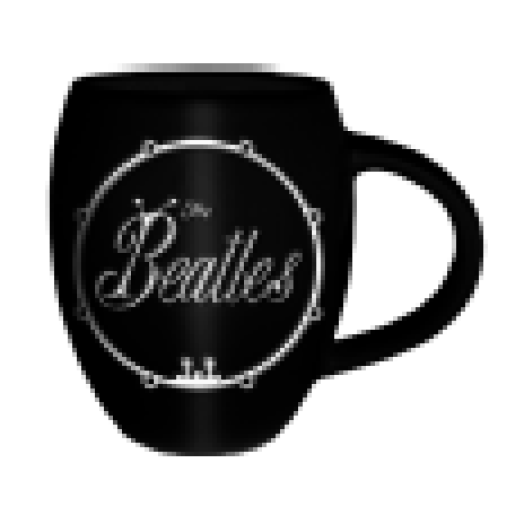 The Beatles - White On Black Bug Logo (Pohár/Bögre)