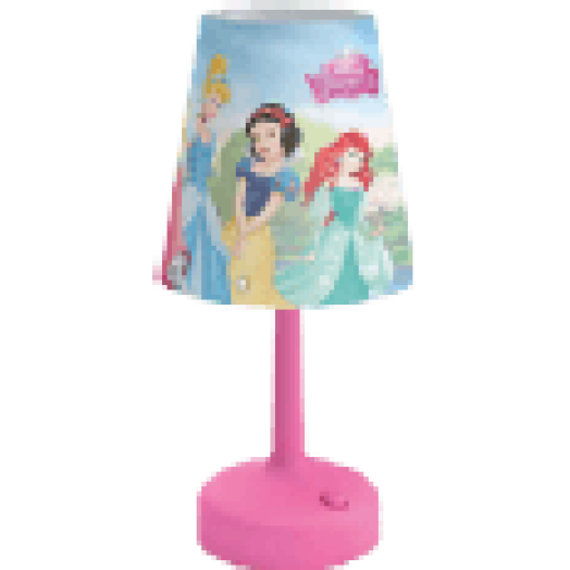 Disney Hercegnők elemes asztali lámpa, LED, rózsaszín (71796/28/16)