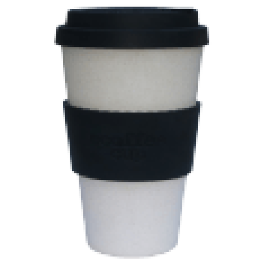 BLACK NATURE kávéspohár fedővel, 400ml