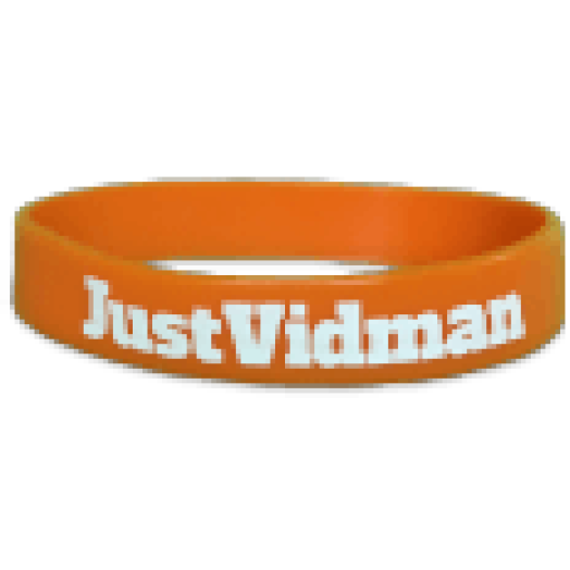 JustVidman szilikon karkötő (Kiegészítők/Relikviák)