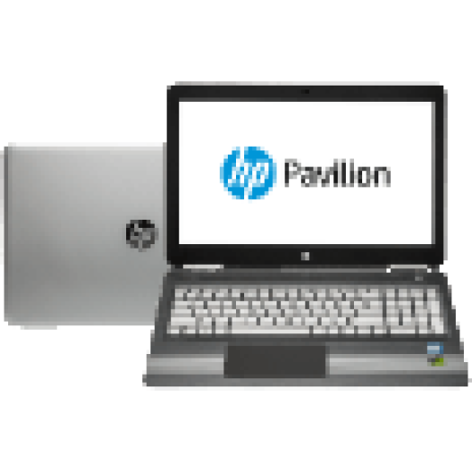 Pavilion 15 ezüst notebook X5D64EA (15,6" Full HD/Core i5/4GB/1TB/GTX950 2GB VGA/DOS)