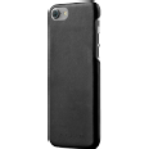 fekete bőr iPhone 7 tok (CS023BK)