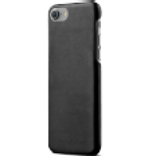 fekete bőr iPhone 7 Plus tok (CS024BK)