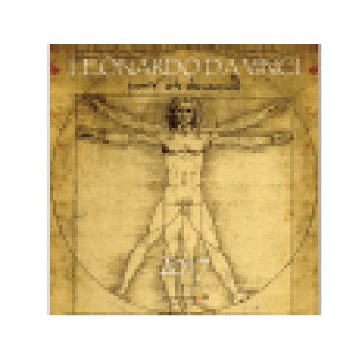 Leonardo da Vinci naptár 2017 - 30x30 cm