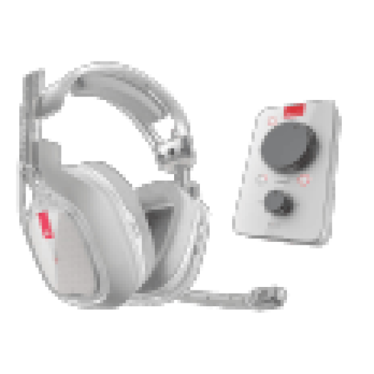 A40 fehér vezeték nélküli  Headset + MixAmp Pro TR
