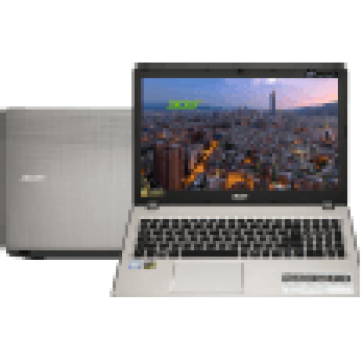 Aspire F5-573G ezüst notebook NX.GDAEU.001 (15,6" Full HD, matt/Core i5/4GB/1TB/GTX 950 2GB/Linux)