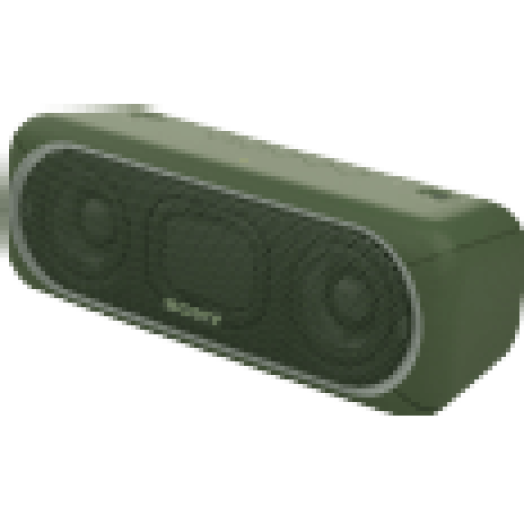SRS-XB30G hordozható bluetooth hangszóró, zöld