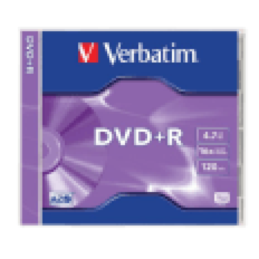 DVD+R lemez 4,7 GB 16x, normál tok AZO