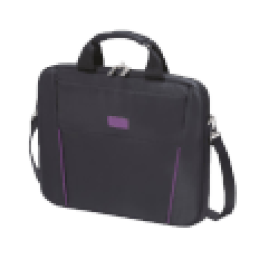 D31000 Slim case base fekete - lila 14-15,6" notebook táska