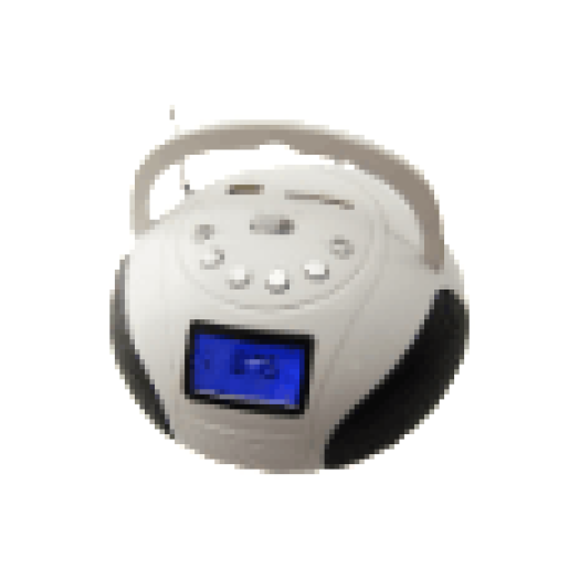 NPB100 mini hordozható rádió USB/SD/AUX csatlakozással (USB táp), fehér