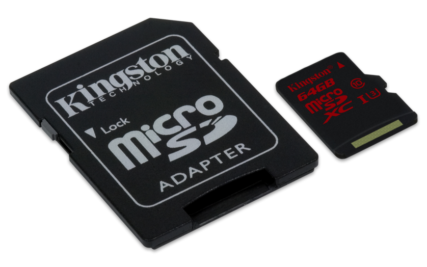 Kingston 64GB micro SD clU3 SDCA3/64GB